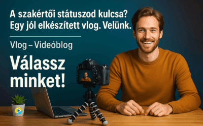A szakértői státuszod kulcsa? Egy jól elkészített vlog. Velünk.