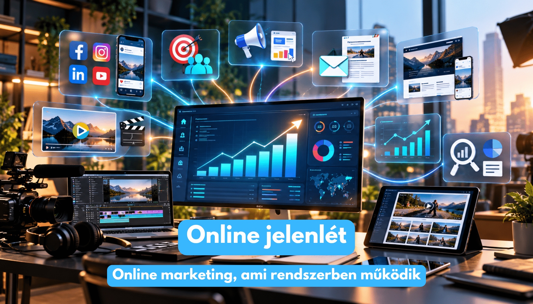 Az online jelenlét nem extra. Ez az alap, amire a növekedésed épül.